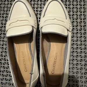 Charter Club Women's Cream Loafers